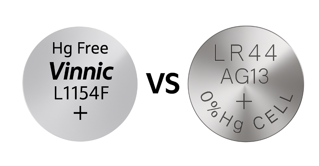 L1154F vs. AG13-Batterie